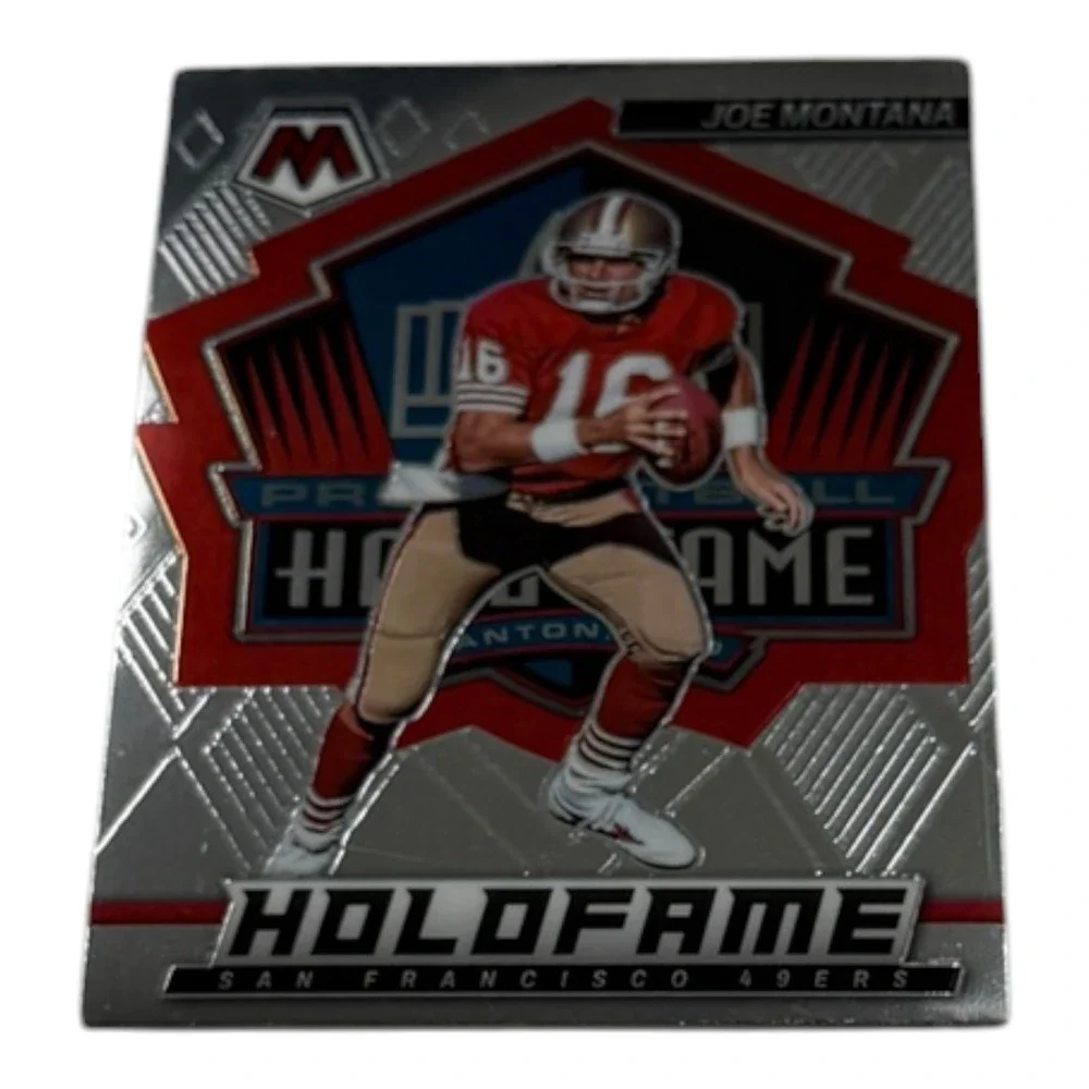 2022 Panini Mosaic Joe Montana HoloFame Silver Prizm Insert HF-1 SF 49ers NFL